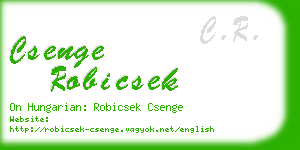csenge robicsek business card